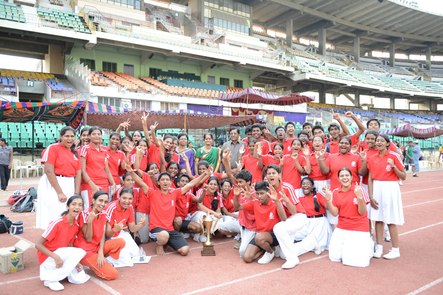 Sporting spectacle in the heart of the city- sports day