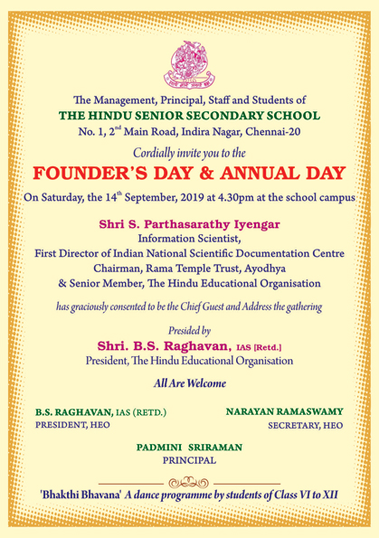 Founder’s Day and Annual day 2019-20
